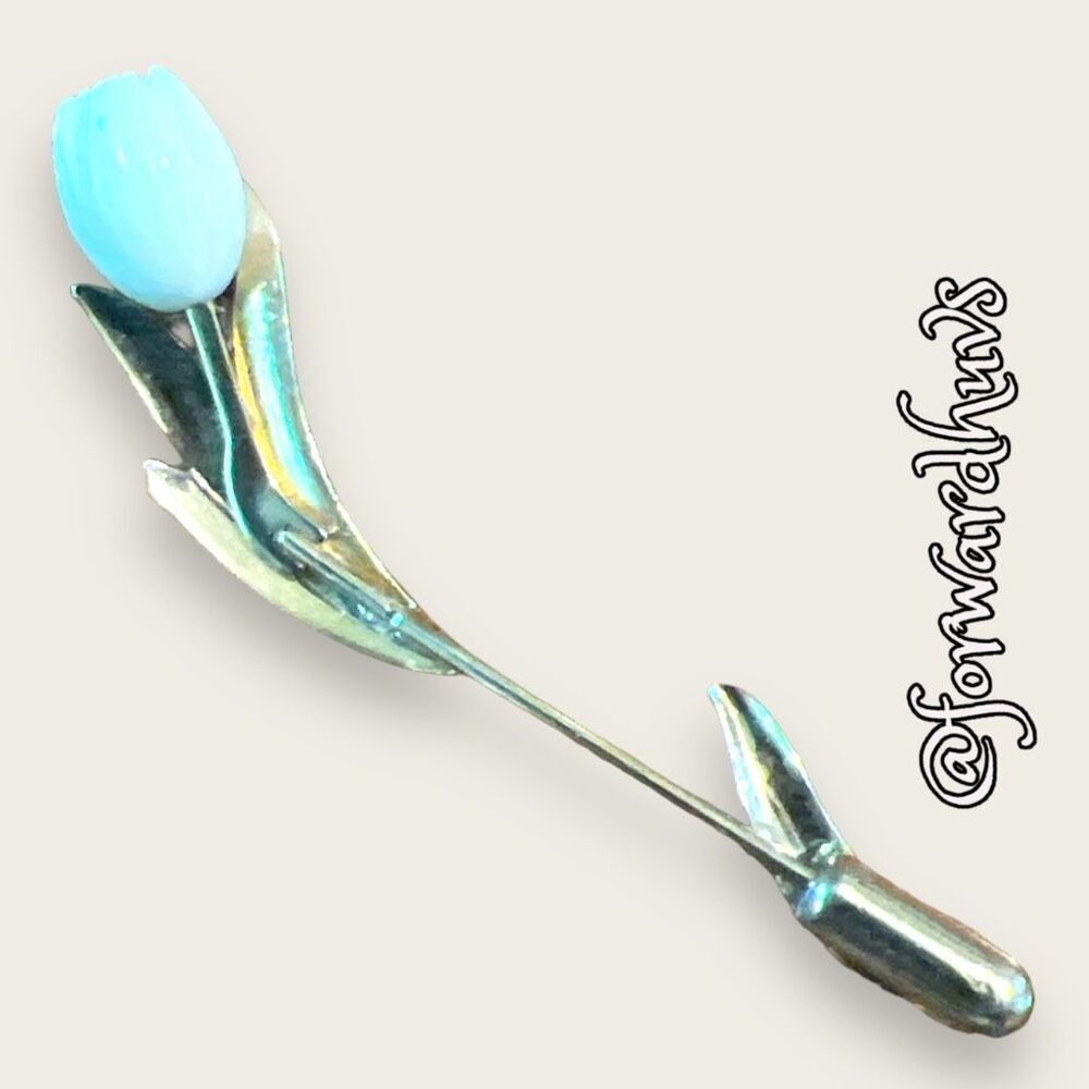 Vintage 1980 Avon Graceful Tulip Stick Pin - Picture 8 of 11